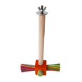 thumbnail image 3 of Wood Parrot Perch Cage Accessories Tabletop Bird Perch Bird Training Perch Stand Colorful Rods, 3 of 9