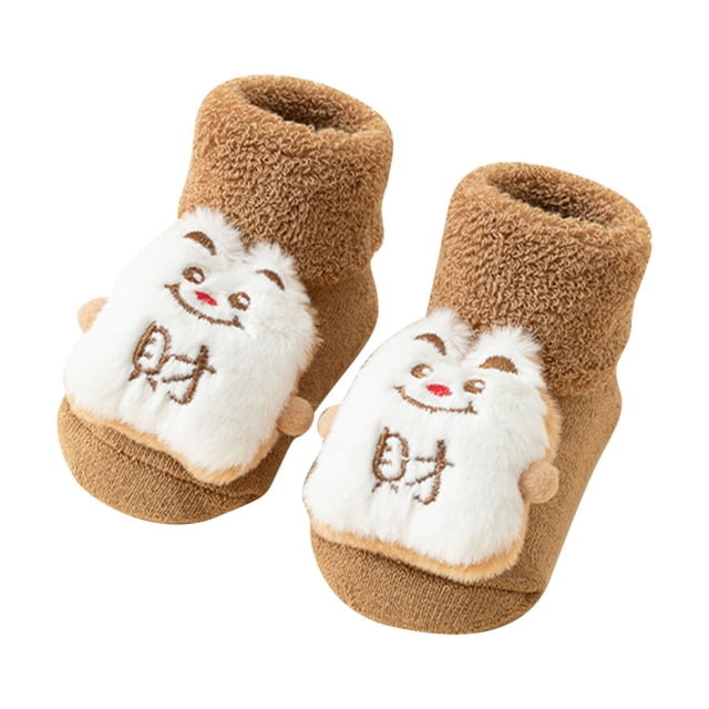 Toddler Winter Socks with Decorations - Baby Sock Shoes - All Season