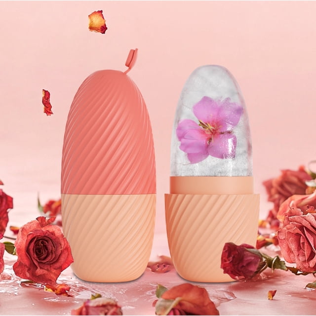 Moules à Glace en Silicone Réutilisables pour Massage Rouleau Facial à Glace Visage et Yeux Rouleau à Glace Beauté Faciale Outils de Soins pour Rouleau à Glace
