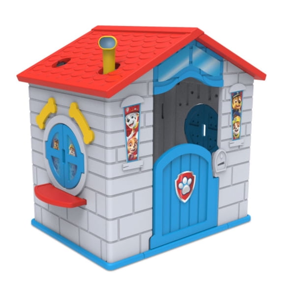 Delta Children Nick Jr. Paw Patrol Maison de jeu en plastique intérieur/extérieur avec assemblage facile