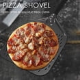 thumbnail image 2 of Perforated Pizza Peel, 12 Inch Rectangular Pizza Peel Turning Pizza Peel Pizza Shovel for Baking Homemade Pizzas, 2 of 9