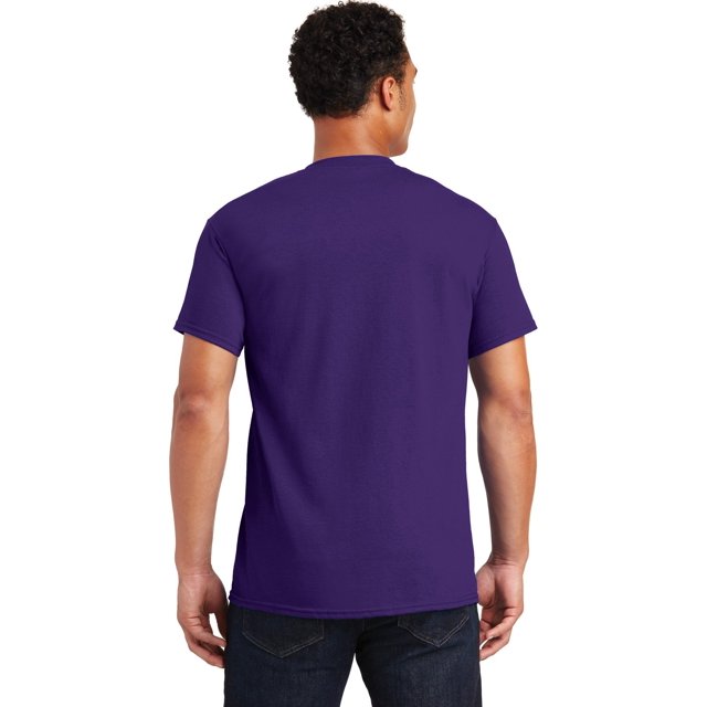 Gildan Men's Ultra Cotton Tee, Purple, Large