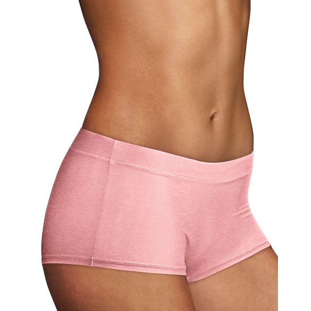Maidenform Shorty en Coton sur Mesure pour Femmes, 9, Lever de Soleil Poudre Chiné
