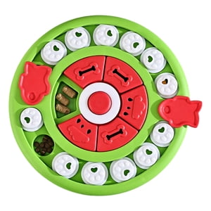 Interactive Dog Puzzle Toys, Dogs Puzzle Feeder Toys for IQ Training, Puppy Puzzle Toys, Mentally Stimulating Treat Dispenser for Training Small, Medium & Large Dogs
