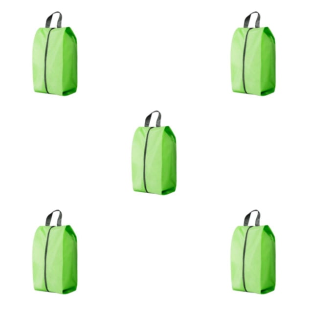 maskred Easy To Shoe Bag For Travel Simplify Packing Convenient Shoe Pouches Waterproof And Moisture-proof green M 5Set