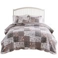 thumbnail image 4 of Barefoot Bungalow Gl-1812Amst Giulia Ensemble de Courtepointe, Lit Simple, Gris, 4 of 7