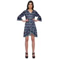 thumbnail image 1 of Moomaya Printed WoMen's Robes Soft Kimono Robe Nightwear Summer Bathrobe, 1 of 1