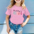 thumbnail image 2 of Pyjama Décontracté pour Enfants Motif Lettre Imprimé Multicolore Col Rond Manches Courtes Grandes Filles Soutien-Gorge Intégré Camisoles Manches Courtes Chemises Filles Manches Longues Chemise de Pâques Filles Filles Athlétiques, 2 of 4