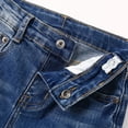 thumbnail image 4 of KIDSCOOL SPACE Jean pour Filles, Taille Élastique Intérieure, Pantalon en Denim Déchiré., 4 of 6