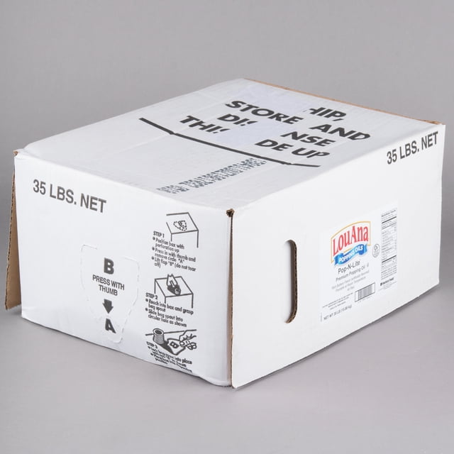 LouAna 35 lb Huile Pop-N-Lite Pop-In-Box