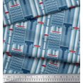 thumbnail image 3 of Soimoi Moss Georgette Fabric Buildings Architectural Decor Fabric Printed Yard 42 Inch Wide, 3 of 5