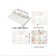 thumbnail image 3 of Window Film Decorative Privacy Stained Glass Clings Removable Flower Design for Home Living Room Door Decoration Stickers, 3 of 4
