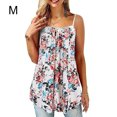 thumbnail image 3 of facefd Femmes Pois Imprimé Col Carré Sans Manches pour Camisole Haut Blanc m, 3 of 5