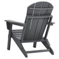 thumbnail image 1 of KFFKFF Adirondack Chair Set of 2, Durable Plastic, Foldable for Easy Storage, Outdoor Patio Chair with Cup Holder, Comfortable Arm Rests, Ideal for Garden and Backyard Use - Gray, 1 of 9