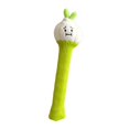 thumbnail image 2 of DYNWAVECA Badminton Racket Handle Cover, Stuffed Doll Tennis Grip, Non Slip Grip Protector, Knitting Badminton Overgrip for Women Garlic, 2 of 10