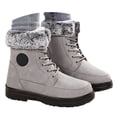 thumbnail image 1 of Mepaouo Bottes d'Hiver pour Femmes à la Cheville, Imperméables, à Lacets, Bottillons de Randonnée Antidérapants, Chaussures de Marche d'Extérieur, 1 of 7