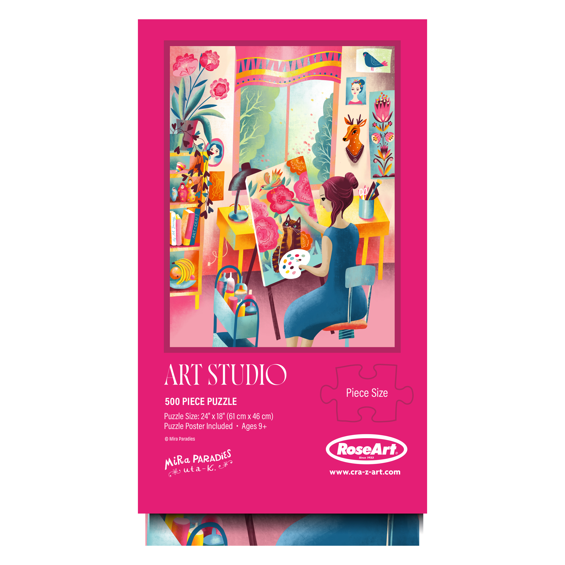 RoseArt - Vertical Visions 500 pièces - Art Studio - Puzzle à emboîter pour adultes