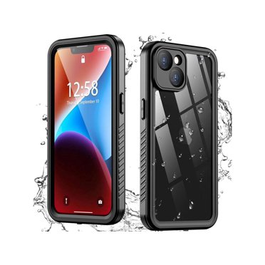Pour iPhone 14, Étui Étanche, avec Protecteur d'Écran Intégré, Étui Antichoc, Protection Intégrale Robuste, Étui de Téléphone pour iPhone 14 5G 6,1 Pouces