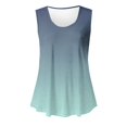 thumbnail image 4 of Yuyuzo Débardeurs pour Femmes Été Sans Manches T-Shirt Décontracté Col Rond Chic Color Block Blouse Fluide de Plage, 4 of 6