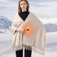 thumbnail image 3 of Heated Throw Blanket USB-Powered Wearable Portable Washable 78 in x 26 in With Zipper, 3 of 5