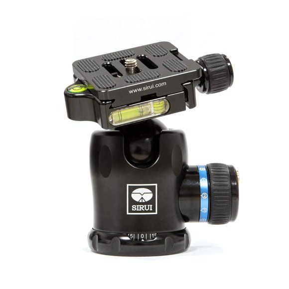 SIRUI AM-02 Aluminum Ball Head Professional Tripod Head with Panorama Base TY-50X Arca Quick Release Plate Max Loading 55lbs/25kg (K-20X)