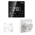 thumbnail image 2 of Riwcyla Smart Thermostat for Home Touchscreen Programmable Temperature Control IP20 Protection Auto/Manual Mode Digital Thermostat for 16A Electric Underfloor Heating, 2 of 6