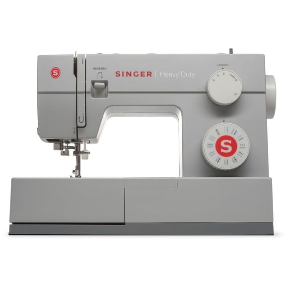 SINGER® Heavy Duty™ 44S Sewing Machine, 23 Built-In Stitches, 1,100 Stitches/Min, Metal Frame & Accessory Kit Included