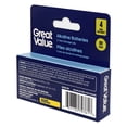 thumbnail image 3 of Great Value 9V 6LR61 Alkaline Batteries 4 Pack, 3 of 4