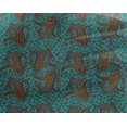 thumbnail image 4 of oneOone Georgette Viscose Fabric Floral & Paisley Block Print Sewing Fabric BTY 42 Inch Wide, 4 of 4