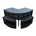 thumbnail image 1 of Canadian Spa Co. Corner Bar & 2 Stools - Square Spa Surround Furniture, 1 of 3