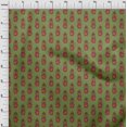 thumbnail image 3 of oneOone Cotton Poplin Fabric Leaves|Floral & Paisley Block Printed Craft Fabric BTY 42 Inch Wide, 3 of 4
