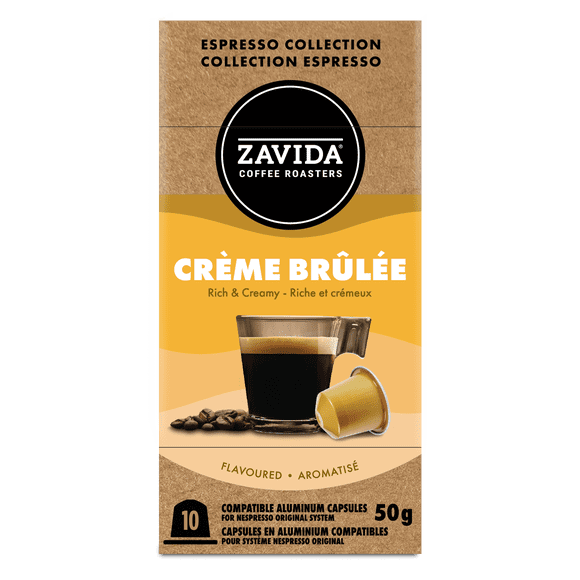 Zavida Espresso Capsules Creme Brulee (10)