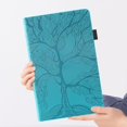 thumbnail image 5 of Tree of Life Embossed Case for ipad Pro 12.9(2024) Stand, Card Slots, Stylus Loop Blue, 5 of 5