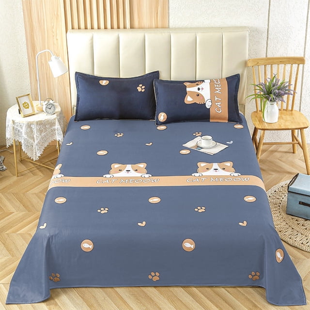 PEONAVET Bed Sheets Sheets Bedding Sets - All Seasons Bedding Sheets Easy- Breathable Soft Sheets Lifelike and Interesting Patterns
