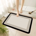 thumbnail image 4 of TopLLC Bathroom Rugs, Home Summer Carpet Front Door Carpet Super Absorbent Quick Drying Rubber Backing Non-slip Floor Mat Washable Super Soft Bathtub Carpet Bathroom Carpet Bathroom Rugs, 4 of 6