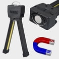 thumbnail image 4 of 2PCS Gym Posing Lamp with 7-Speed Dimming, 180° Foldable USB Rechargeable LED Work Light with Magnetic Base & Hook, Portable Camping Light & Phone Charger, Black Worklight Flashlight Set, 4 of 9