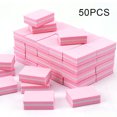 thumbnail image 4 of Becaristey 50 Pieces Mini Files Block Manicure Nail Art Polishing Buffer Tools Pink, 4 of 6