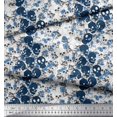 thumbnail image 2 of Soimoi polyester Crepe Fabric Skull Halloween Print Fabric by Yard 52 Inch Wide, 2 of 3