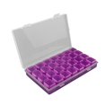 thumbnail image 2 of Cosmetic Cases Gospire Small 28 Grids Box Clear Plastic Jewelry Craft Storage Container Painting Embroidery Diy Art Craft Accessory Organizer Case (Colorful), Cosmetic Cases for Women, 2 of 5