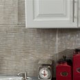 thumbnail image 3 of FASÄDE Ripple Decorative Vinyl Backsplash 15 sq ft Kit in Vintage Metal, 3 of 6