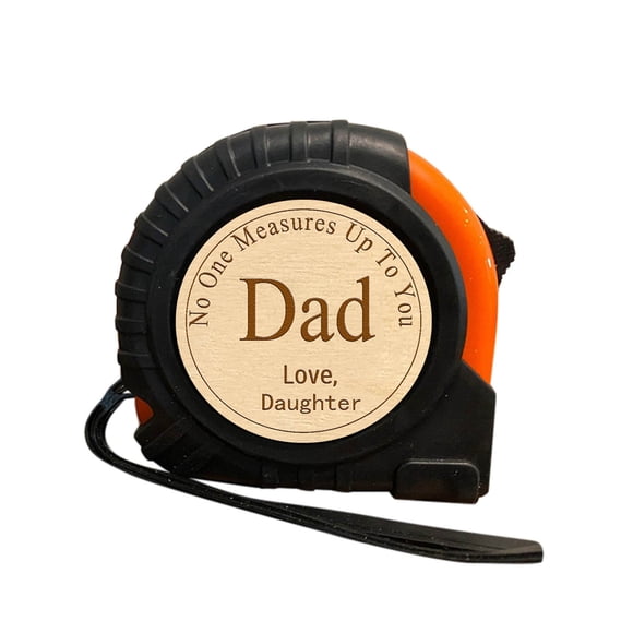 Clearance! Delayuji No One Measures Up Personalized Tape Measure Fathers Day Gift From Daughter and Son Personalized Gifts for Dad Gift for Husband Fathers Day Gift One Size Orange