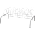 thumbnail image 2 of ClosetMaid Lightweight 9 Pair Freestanding Shoe Rack Organizer, White, 2 Pk, 2 of 5
