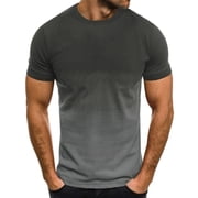 Ketyyh-chn99 Hommes T-shirt Golf Chemises Hommes 2024 T-Shirt Été Col rond pour hommes Soft Classic Tee T Shirts Hommes Noir,L