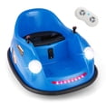 thumbnail image 1 of Costway Auto Tamponneuse pour Enfants avec Télécommande Rotation à 362 Degrés Lumière DEL Bleu Marine, 1 of 10