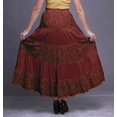 thumbnail image 3 of Bimba SkirtsForWomen Long Length Cotton Printed Maxi Boho Summer Skirt, 3 of 5
