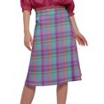 thumbnail image 4 of Moomaya Jupe Imprimée pour Femmes en Poly Spandex Tenue Décontractée Jupe d'Été pour Filles, 4 of 5