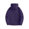 thumbnail image 4 of Jackets for Men Hooded Long Sleeve Zipper Pocket Solid Stormtrooper Coat, 4 of 9
