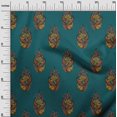thumbnail image 2 of oneOone Tissu Polyester Lycra Feuilles & Floral Imprimé au Mètre 56 Pouces de Large, 2 of 6