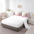 thumbnail image 3 of YST Modern Graffiti Bedding Set, Abstract Comforter Set 7-Piece, Twin Size, Pink, 3 of 4