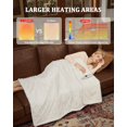 thumbnail image 4 of EDTara ETL Certified Sherpa Electric Blanket, Fast Heating with 10 Adjustable Heat & Timer Levels, Machine Washable, 4 of 9